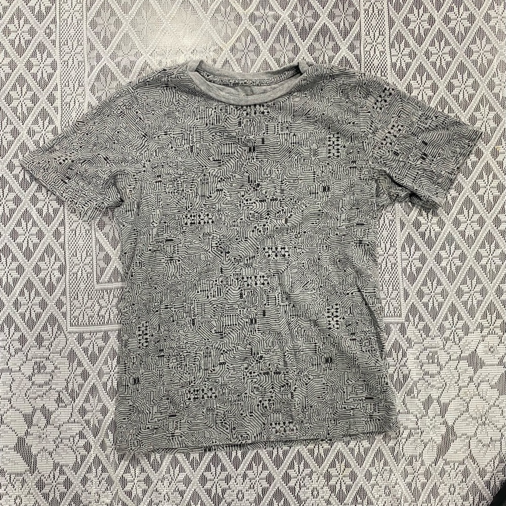 Gray Kids Short Sleeve Tee